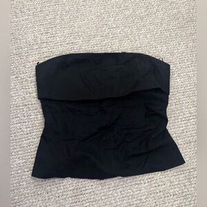 Zara Structured Strapless Top